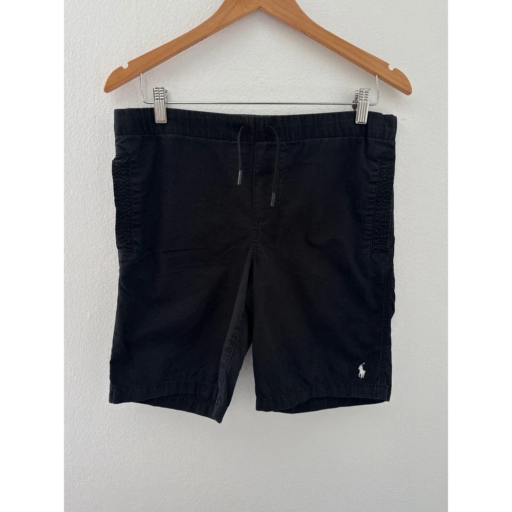 Polo Ralph Lauren Boys Size 14/16 Large Black Shorts